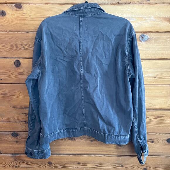 Urban Outfitters BDG Mens Full Zip Gray Jacket Size Medium - Picture 3 of 6